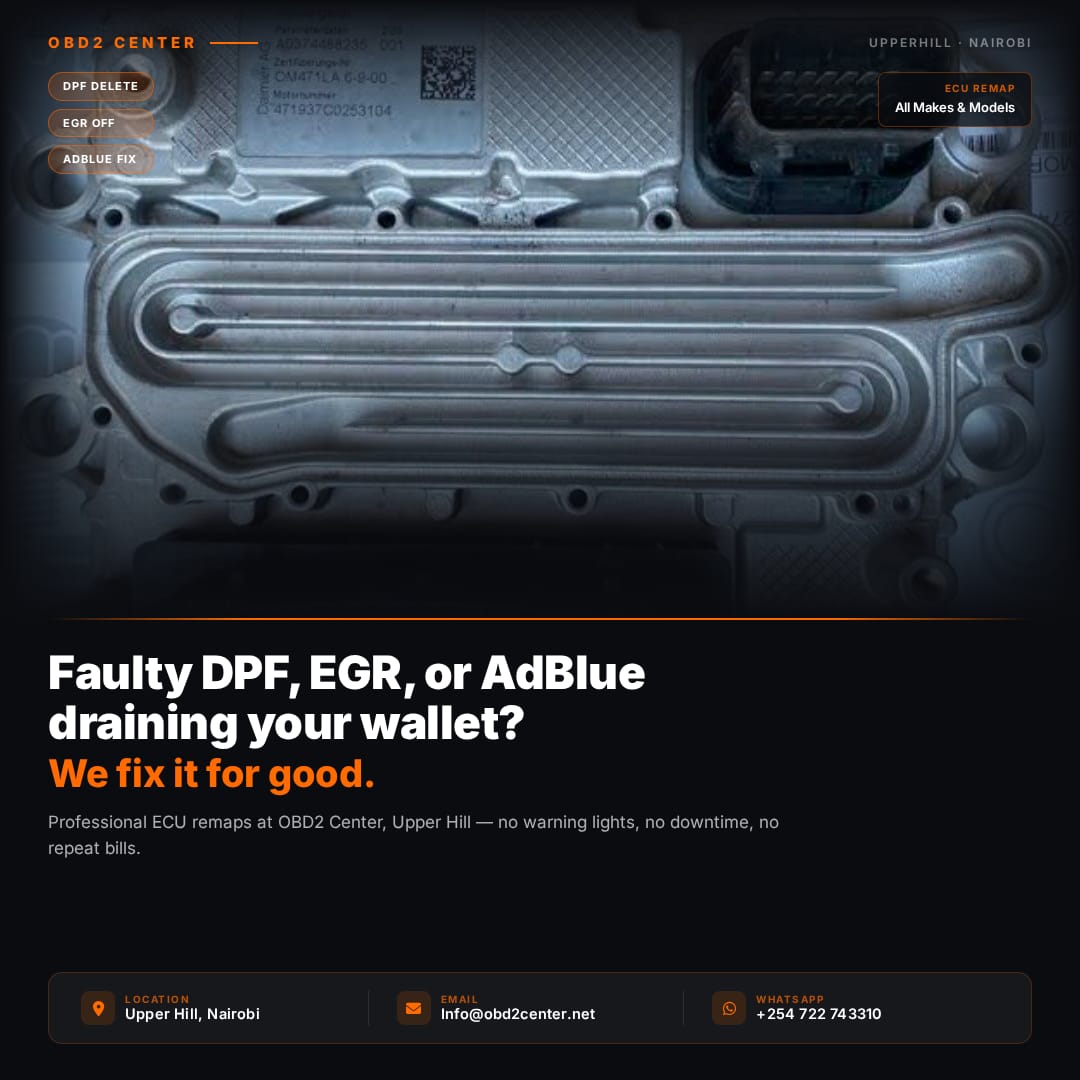Actros ECU remap — professional ECU programming at OBD2 Center