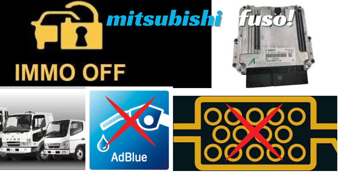 Mitsubishi Fuso 3.0L ECU Service – IMMO Off + AdBlue Off + DPF Off + EGR Off