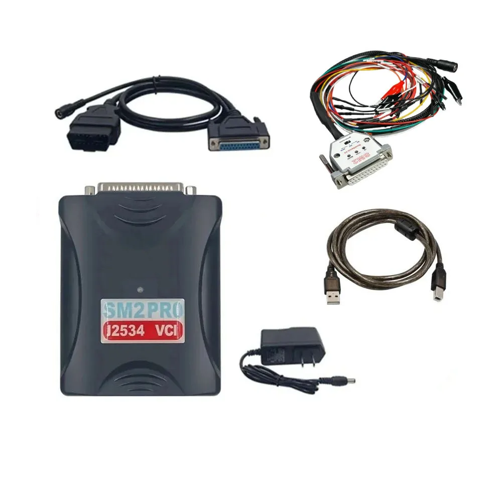 SM2 PRO J2534 V2.21.22 67IN1 OBD2 USB PCMflash ECU Programmer